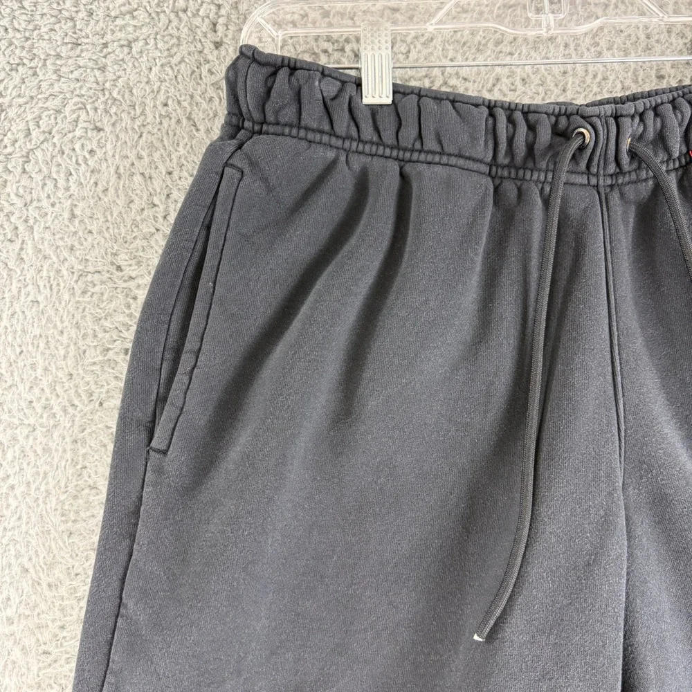 Jordan Fleece Shorts Mens M Black Jumpman Logo Drawstring Pockets‎ Athletic